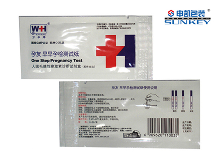萬大夫早早孕測(cè)試紙包裝袋,萬大夫測(cè)試紙外包裝膜